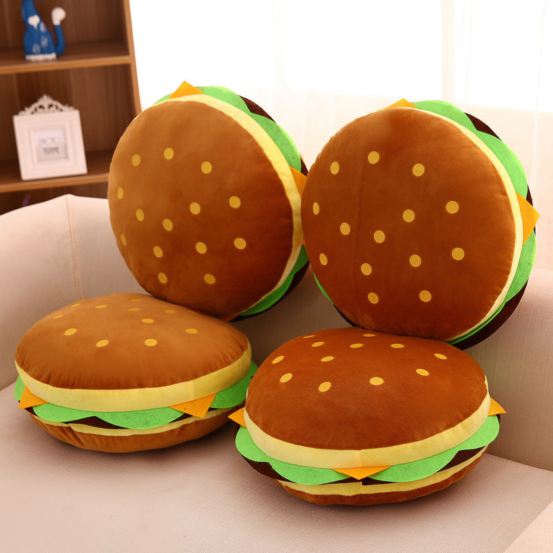 Big Hamburger Pillow Cushion Soft Stuffed Food Plush Toys – FMOME TOYS