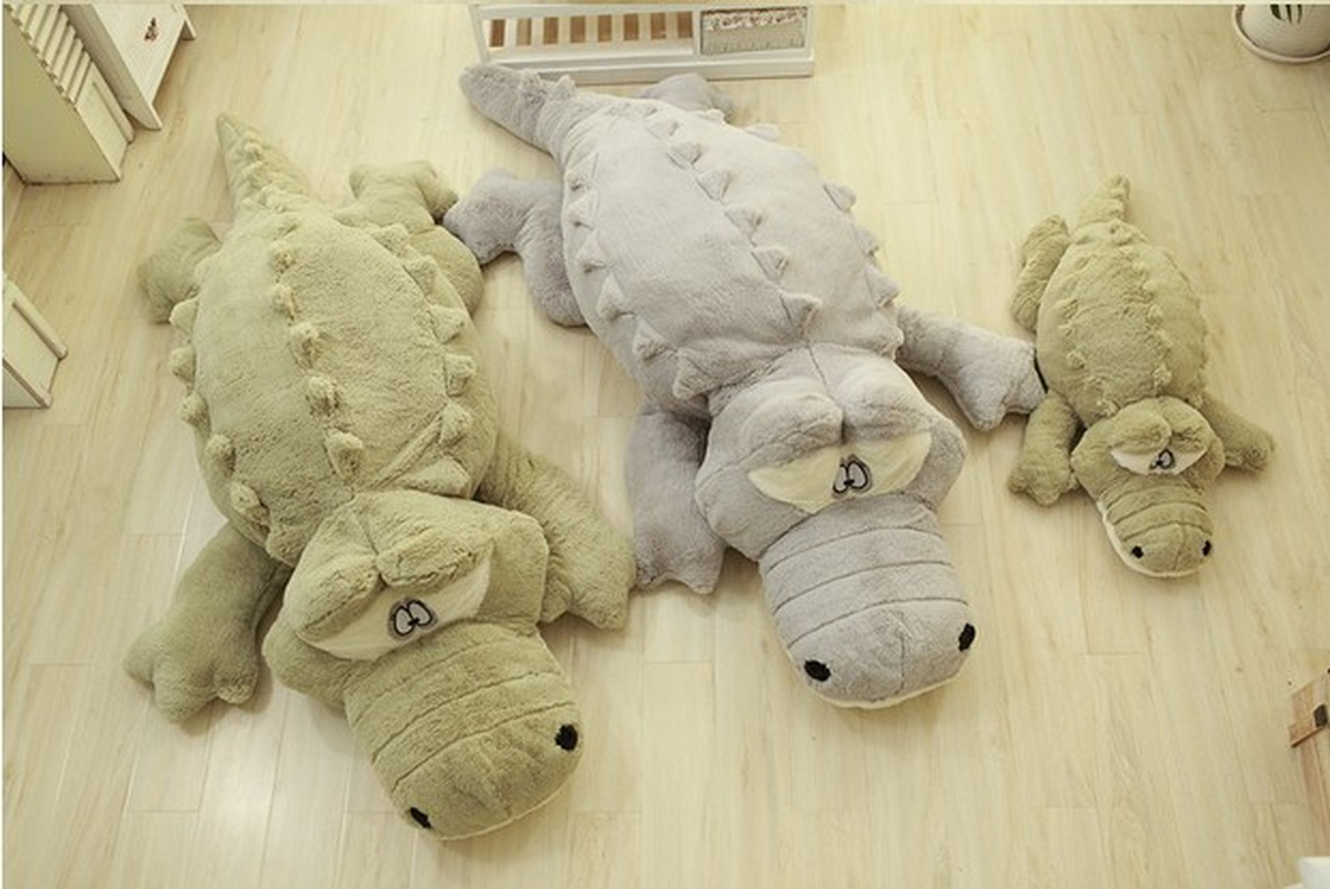 Giant Crocodile Plush Pillow Soft Large Stuffed Animals Toy – FMOME TOYS