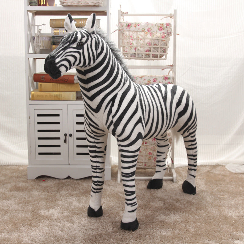 Large cheap stuffed zebra