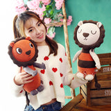 Lovely Soft Creative Stuffed Lion Toy Kids Favor Plush Animal Doll