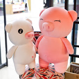 Super Cute Pink Pig Plush Toy Cartoon Stuffed Animal Doll Kids Gifts