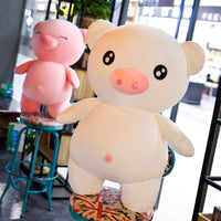 Super Cute Pink Pig Plush Toy Cartoon Stuffed Animal Doll Kids Gifts