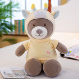 Baby Sleeping Doll Cute Stuffed Teddy Bear Toy Plush Animal Pillow