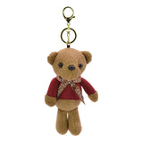 Cute Stuffed Teddy Bear Key-chain Doll Gifts for Girlfriend Plush Toy