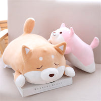 Cute Shiba Inu Dog Plush Pillow Corgi Stuffed Animals Doll Toy