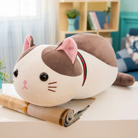 70cm Lying Cat Plush Toys Stuffed Cute Emoji Cat Doll