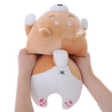 Cute Shiba Inu Dog Plush Pillow Corgi Stuffed Animals Doll Toy