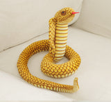 Simulation Cobra and Python Snake Plush Toy Funny Gift for Children