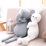 Cute Plush Elephant Doll Baby Soft Sleeping Pillow Stuffed Bunny