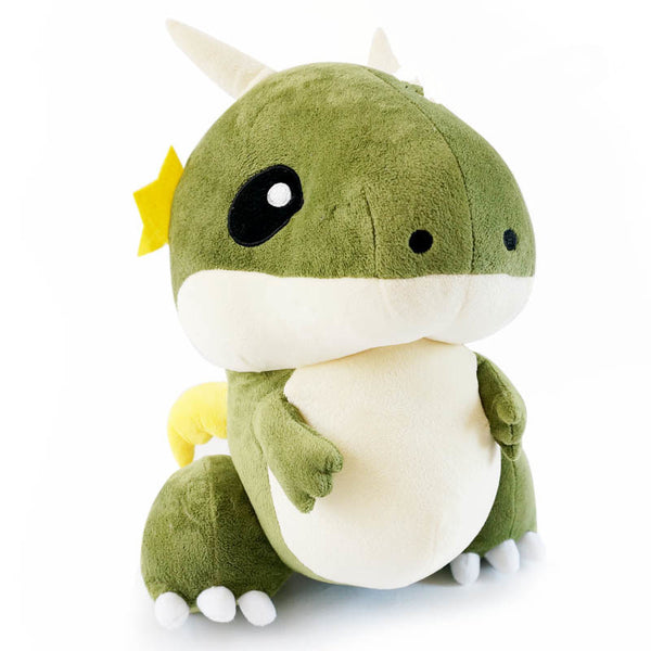 15.8 Dinosaur Plush Toy Pillow, Cute Dinosaur Green Stuffed