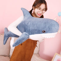 Funny Soft Bite Shark Plush Toy Pillow Cushion Gift For Children