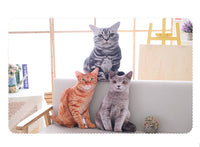 Cat Shaped Pillows Soft Stuffed Animals Cushion Sofa Decor Cartoon Plush Toys