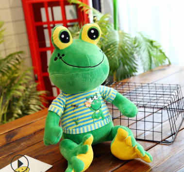 Big Eyes Cute Soft Frog Stuffed Animal Kids Gifts Plush Animal Pillow –  FMOME TOYS